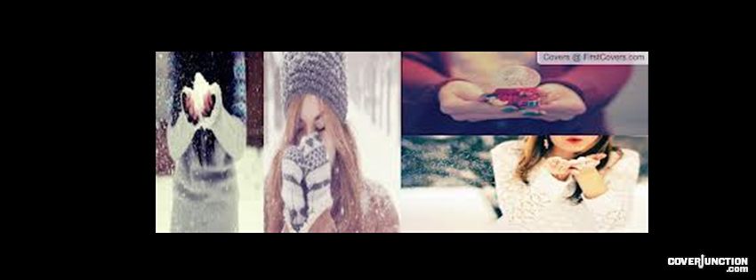 Teens in Winter Facebook Cover