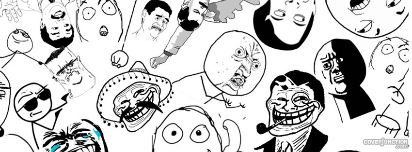 meme face Facebook Cover
