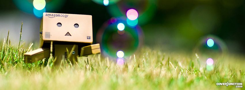 Danbo - Bubbles Facebook Cover