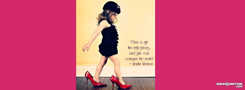 girl and her shoes Facebook Cover