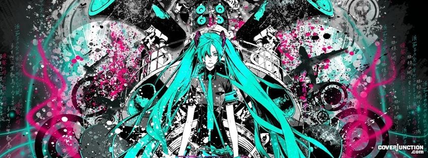 Hatsune Miku / Love is war Facebook Cover