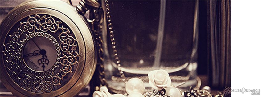 gold clock Facebook Cover