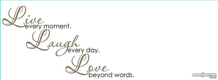 live xx and laught xx Facebook Cover
