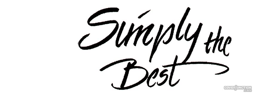 Simply the Best Facebook Cover - CoverJunction