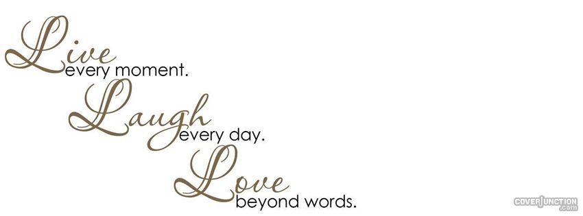 live laugh love Facebook Cover