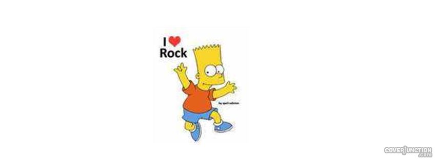 i love rock Facebook Cover - CoverJunction
