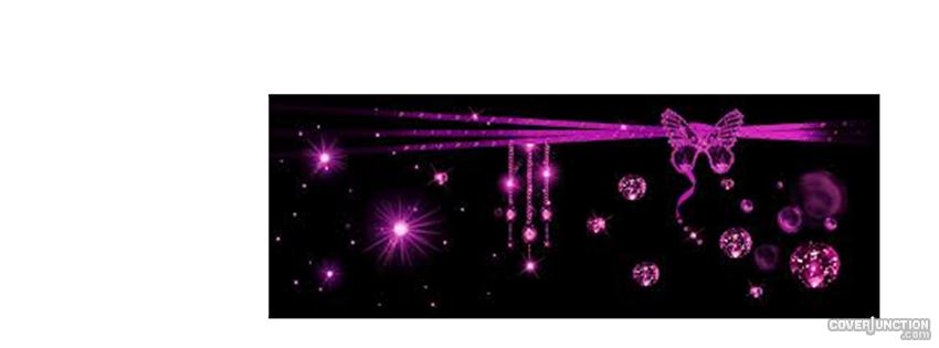 PURPLE BUTTERFLY Facebook Cover