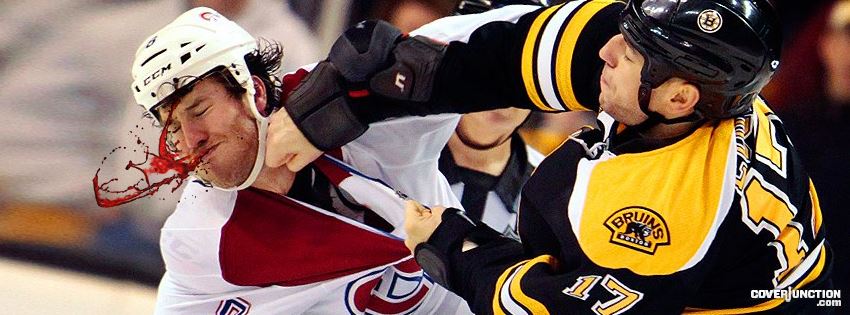 Boston Bruins Milan Lucic #17 Facebook Cover