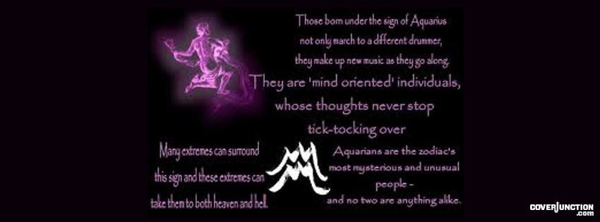 Aquarius Facebook Cover