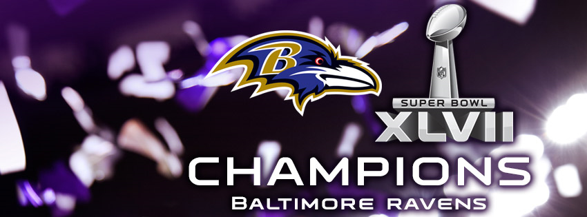 Baltimore Ravens 2012: Super Bowl XLVII Champions Facebook Cover