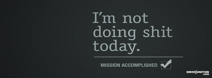 Procrastination Facebook Cover