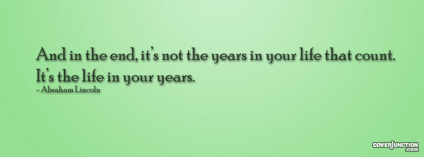 Life and Years Facebook Cover
